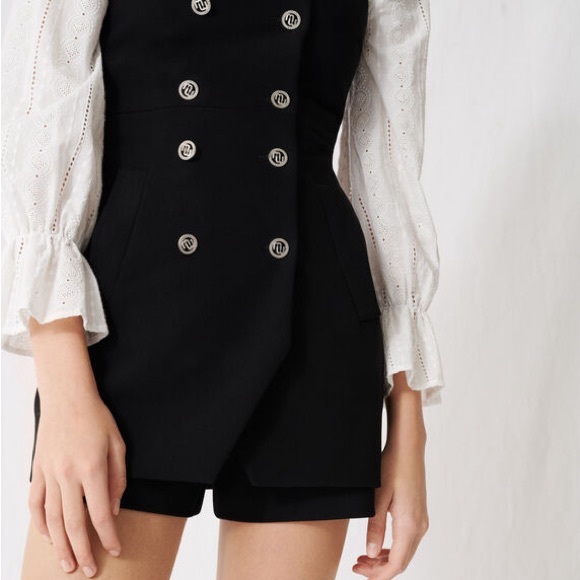 MAJE
Ipyta Button Front Romper - Picture 2 of 11